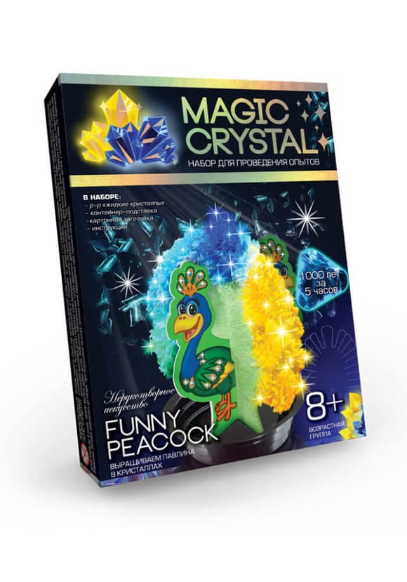 Дитячий набір для проведення дослідів "MAGIC CRYSTAL" OMC-01-01 безпечний 
