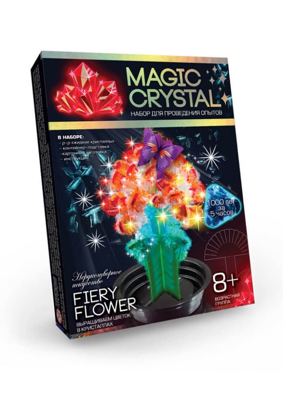 Дитячий набір для проведення дослідів "MAGIC CRYSTAL" OMC-01-01 безпечний 
