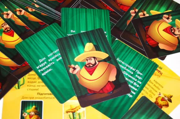 Настольная игра Зелёный мексиканец 800040 на украинском языке                                    