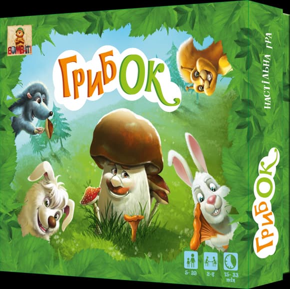 Детская настольная игра ГрибОК 800170 развивающая                                                                      