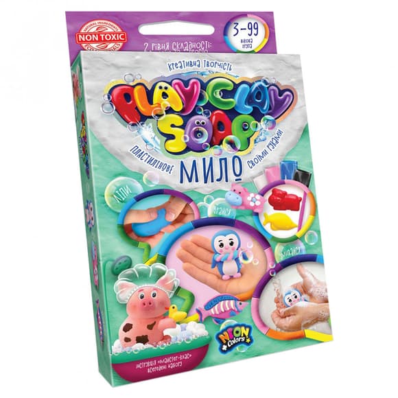 Набір креативної творчості "Пластилінове мило" Play Clay Soap PCS-02 маленький 