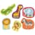 Детский пазл Дикие животные DoDo 300153, 2-3-4 элемента