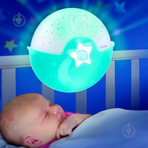 Нічник-проектор Infantino Спокійні сни блакитний (004627I)