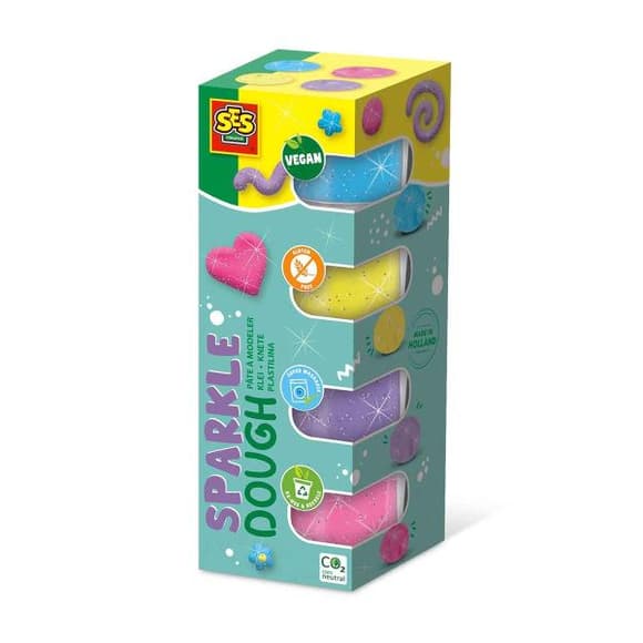 Незасихаюча маса для ліплення SES Creative Feel good dough Блиск (00515S)
