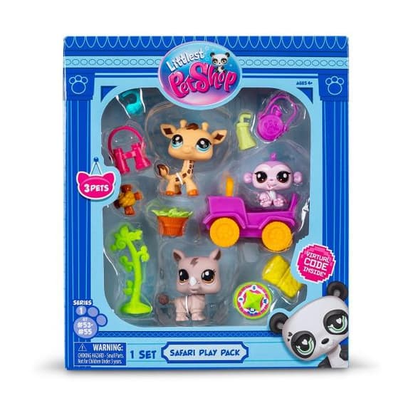 Набір фігурок Littlest Pet Shop Сафарі з аксесуарами (00524)