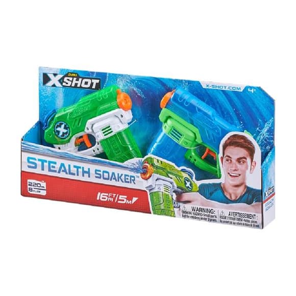 Набор водных бл астеров X-Shot Warfare Double Small Stealth Soaker 2 шт. (01227R)