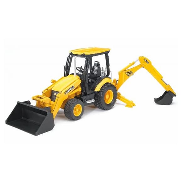 Модель Bruder Дорожній навантажувач з екскаватором JCB MIDI CX 1:16 (02427)