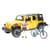 Автомодель Bruder Джип Jeep Rubicon с фигуркой велосипедиста на спортивном байке 1:16 (02543)