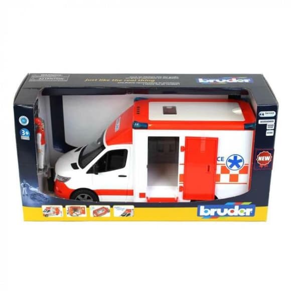 Автомодель Bruder MB Sprinter Швидка допомога з фігуркою 1:16 (02676)