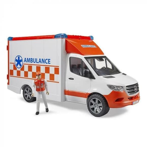 Автомодель Bruder MB Sprinter Швидка допомога з фігуркою 1:16 (02676)