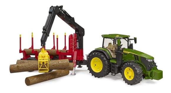 Модель Bruder Трактор John Deere з причепом та маніпулятором 1:16 (03154)