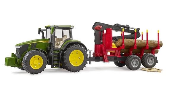Модель Bruder Трактор John Deere з причепом та маніпулятором 1:16 (03154)