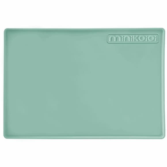 Силіконовий килимок Minikoioi Mat з бортиками 37х25 зелений (101250008)