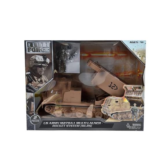 Игровой набор Elite Force Пусковая ракетная установка M270A1 с фигуркой (101839)