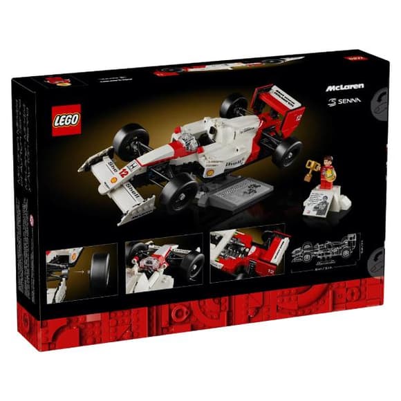 Конструктор LEGO Icons McLaren MP4/4 і Айртон Сенна 693 деталі (10330)