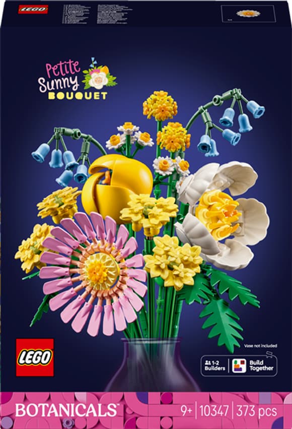 Конструктор LEGO Botanicals Мініатюрний сонячний букет 373 деталі (10347)