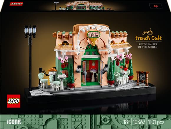 Конструктор LEGO Icons Французька кав'ярня 1101 деталь (10362)