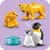 Конструктор LEGO DUPLO Сімейства диких тварин: пінгвіни та леви 10 деталей (10442)