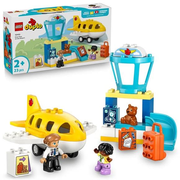 Конструктор LEGO DUPLO Town Уперше в аеропорту 23 деталі (10443)