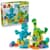 Конструктор LEGO DUPLO Town Динозаври на колесах 3 в 1, 108 деталей (10451)