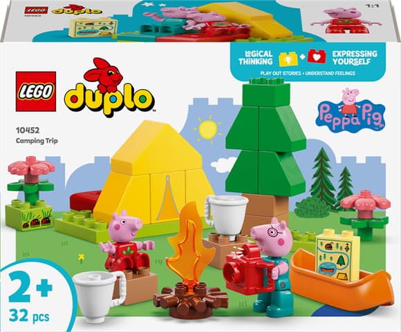 Конструктор LEGO DUPLO Свинка Пеппа Туристичний похід 32 деталі (10452)
