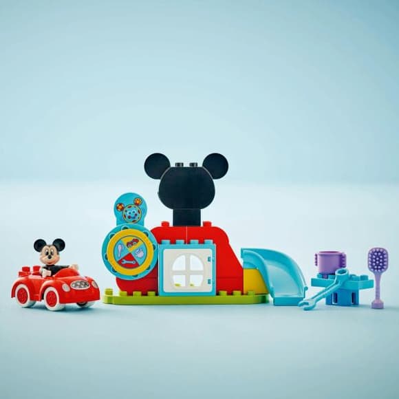 Конструктор LEGO DUPLO Disney Міккі Маус Клубний будинок і автомобіль 27 деталей (10454)