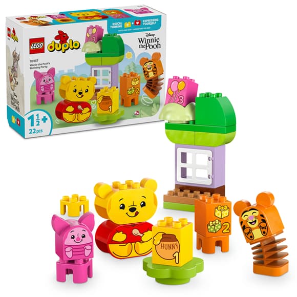 Конструктор LEGO DUPLO Disney День народження Вінні Пуха 22 деталі (10457)