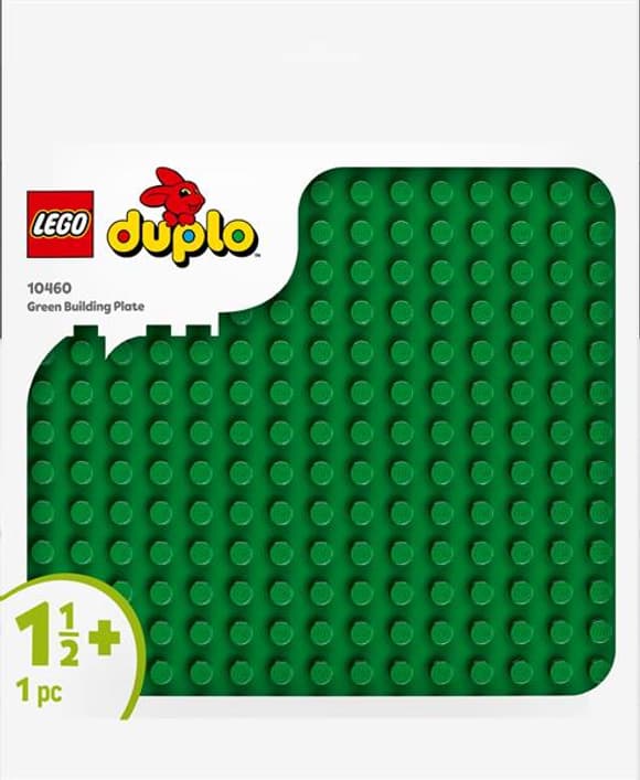 Конструктор LEGO DUPLO Зелена будівельна пластина 1 деталь (10460)