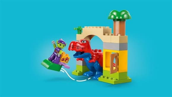 Конструктор LEGO DUPLO Disney Динозавр Spidey-Rex проти Зеленого Гобліна 25 Деталей (10463)