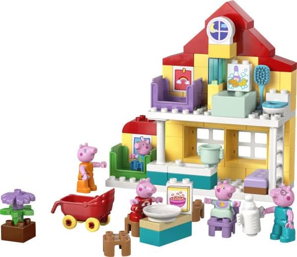 Конструктор LEGO® DUPLO® Пеппа Сімейний будинок 84 Деталі  (10467)