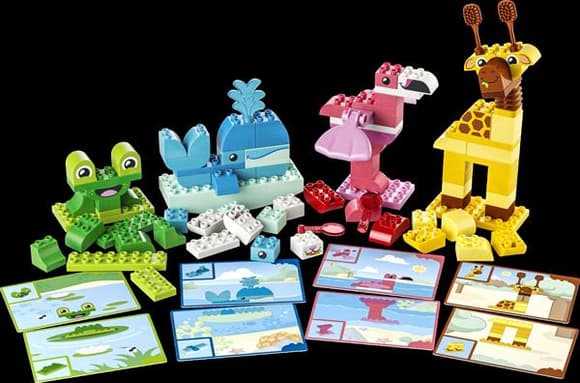 Конструктор LEGO® DUPLO® Игра по строительству животных Учебная игрушка, 94 детали (10472)