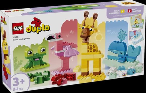 Конструктор LEGO® DUPLO® Игра по строительству животных Учебная игрушка, 94 детали (10472)