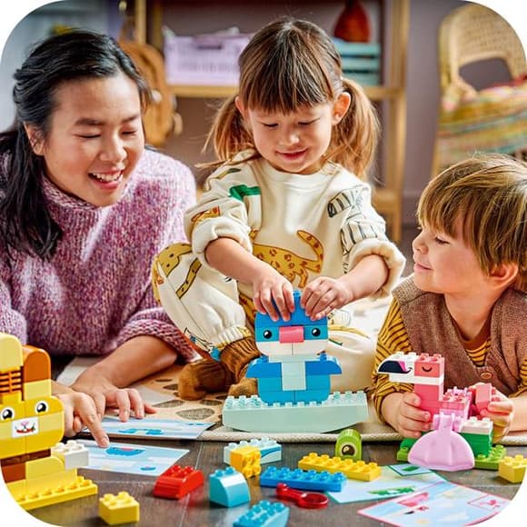 Конструктор LEGO® DUPLO® Игра по строительству животных Учебная игрушка, 94 детали (10472)