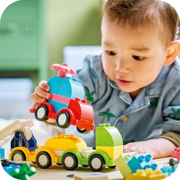 Конструктор LEGO DUPLO My First Творчі транспортні засоби 42 Деталі (10474)