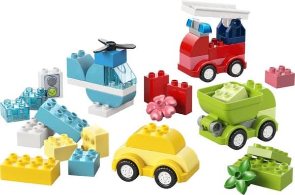 Конструктор LEGO DUPLO My First Творчі транспортні засоби 42 Деталі (10474)