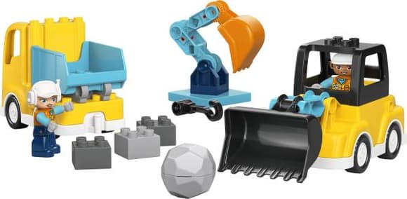 Конструктор LEGO DUPLO Town 3-в-1 Будівельна техніка 22 Деталі (10475)