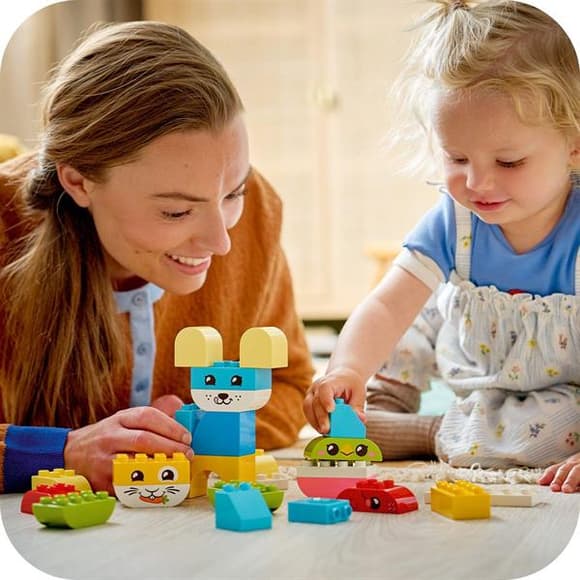 Конструктор LEGO DUPLO My First Очаровательные творческие домашние любимцы 3 в 1 24 Детали ( 10477 )
