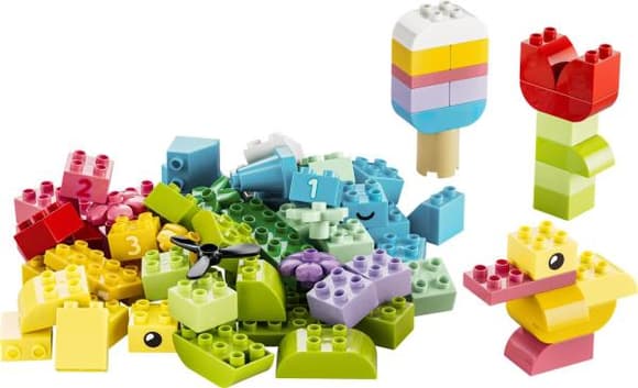 Конструктор LEGO® DUPLO® Classic Коробка кубиків для яскравих творчих збірок Іграшка для концентрації, 80 деталей (10479)
