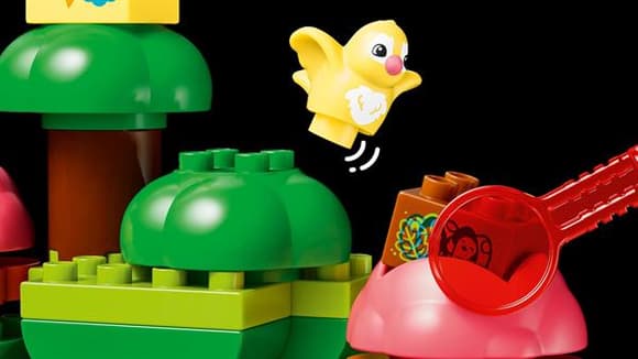 Конструктор LEGO® DUPLO® Лес открытий с дикими животными, 131 деталь (10480)