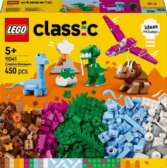 Конструктор LEGO Classic Творчі динозаври 450 деталей (11041)