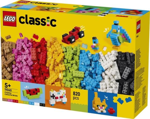 Конструктор LEGO® Classic Креативные красочные кубики Конструктор, 820 деталей (11045)