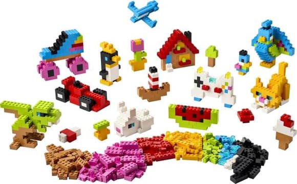 Конструктор LEGO® Classic Креативные красочные кубики Конструктор, 820 деталей (11045)