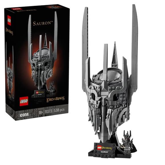 Конструктор LEGO® Icons Володар перснів: шолом Саурона 538 деталей (11373)
