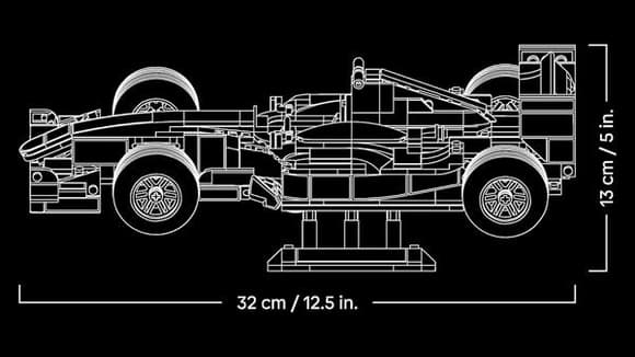 Конструктор LEGO® Icons Ferrari F2004 та Michael Schumacher 735 деталей (11375)