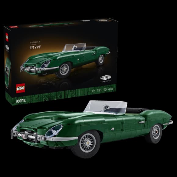 Конструктор LEGO® Icons Jaguar E-Type — Модель класичного спортивного автомобіля (11381)