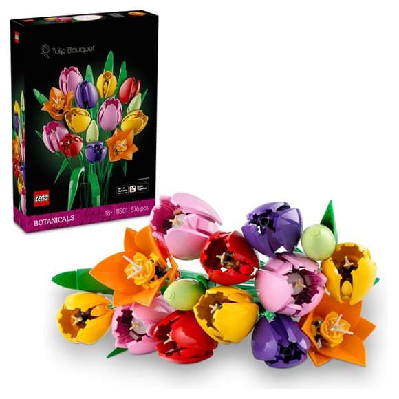 Конструктор LEGO Botanicals Букет тюльпанів 576 Деталей (11501)
