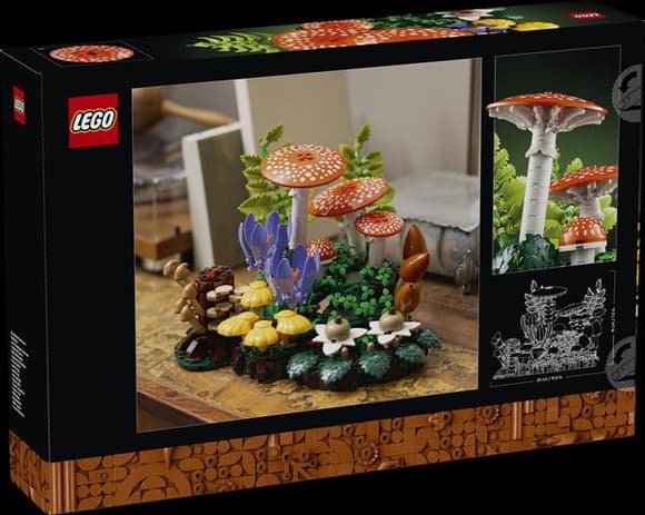 Конструктор LEGO® Botanicals Лісові гриби Набір для конструювання, 806 детал1 (11505)