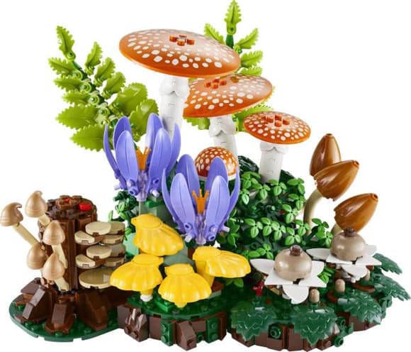 Конструктор LEGO® Botanicals Лісові гриби Набір для конструювання, 806 детал1 (11505)
