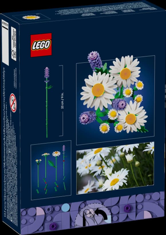 Конструктор LEGO Botanicals Ромашки 133 Деталі (11508)