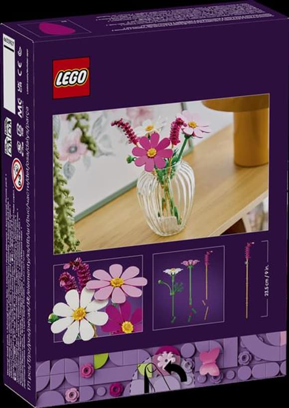 Конструктор LEGO® Botanicals Цветы космеи Набор для коструйки, 171 деталь (11514)